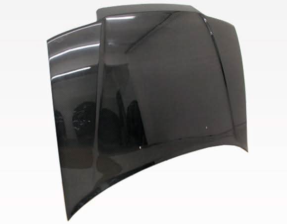 1988-1991 Honda CRX Hatchback OEM Style Carbon Fiber Black Hood