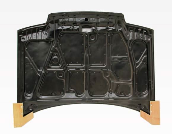 1988-1991 Honda CRX Hatchback OEM Style Carbon Fiber Black Hood
