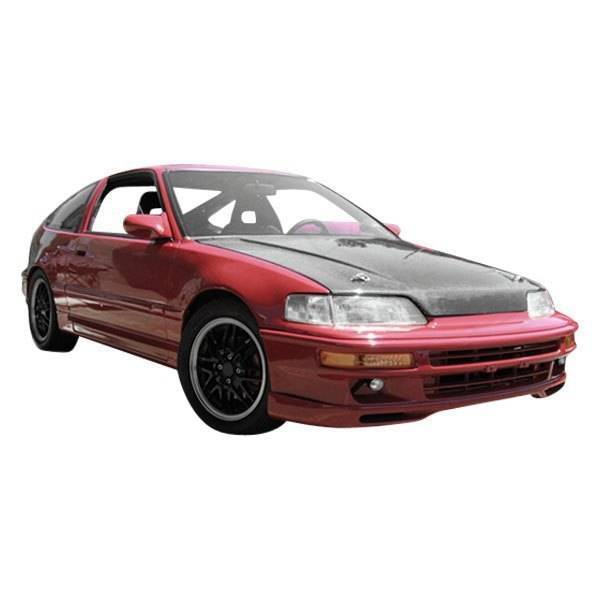 1988-1991 Honda CRX Hatchback US (SIR) Style Carbon Fiber Black Hood