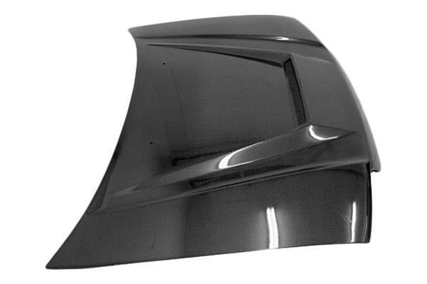 1988-1991 Honda CRX Hatchback INVADER Style Carbon Fiber Black Hood
