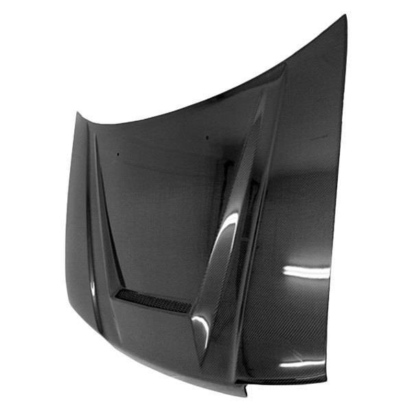 1988-1991 Honda Civic Hatchback INVADER Style Carbon Fiber Black Hood