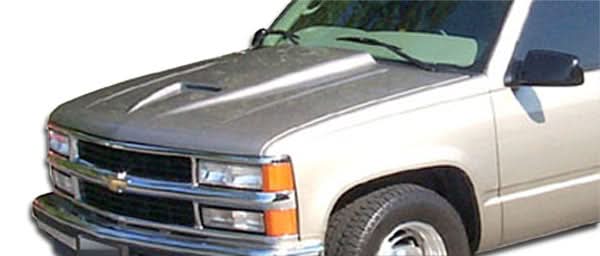 1988-1999 Chevrolet C/K Series Ram Air Style Hood - 1 Piece - FRP