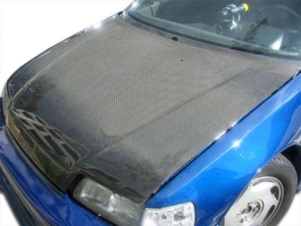 1988-1991 Honda Civic OEM Look Hood - Carbon Fiber