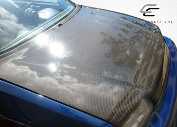 1988-1991 Honda Civic OEM Look Hood - Carbon Fiber