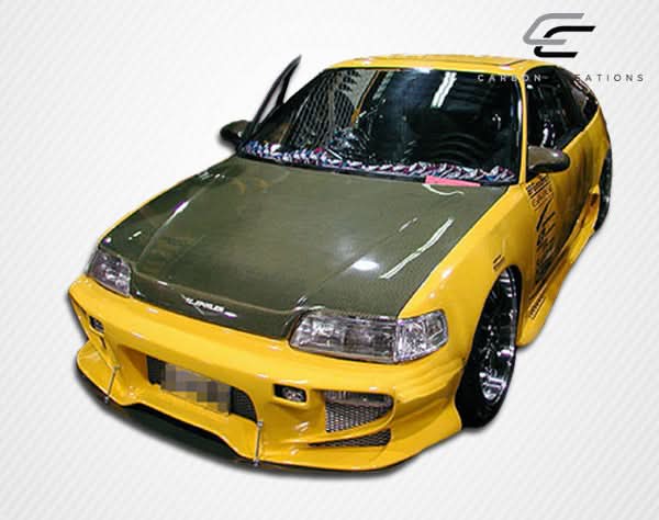 1988-1991 Honda Civic OEM Look Hood - Carbon Fiber