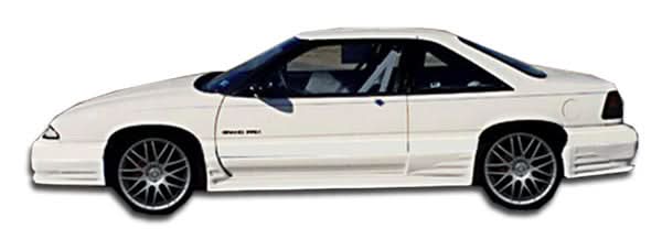 1988-1991 Pontiac Grand Prix Racer Style Side Skirts - 2 Piece FRP