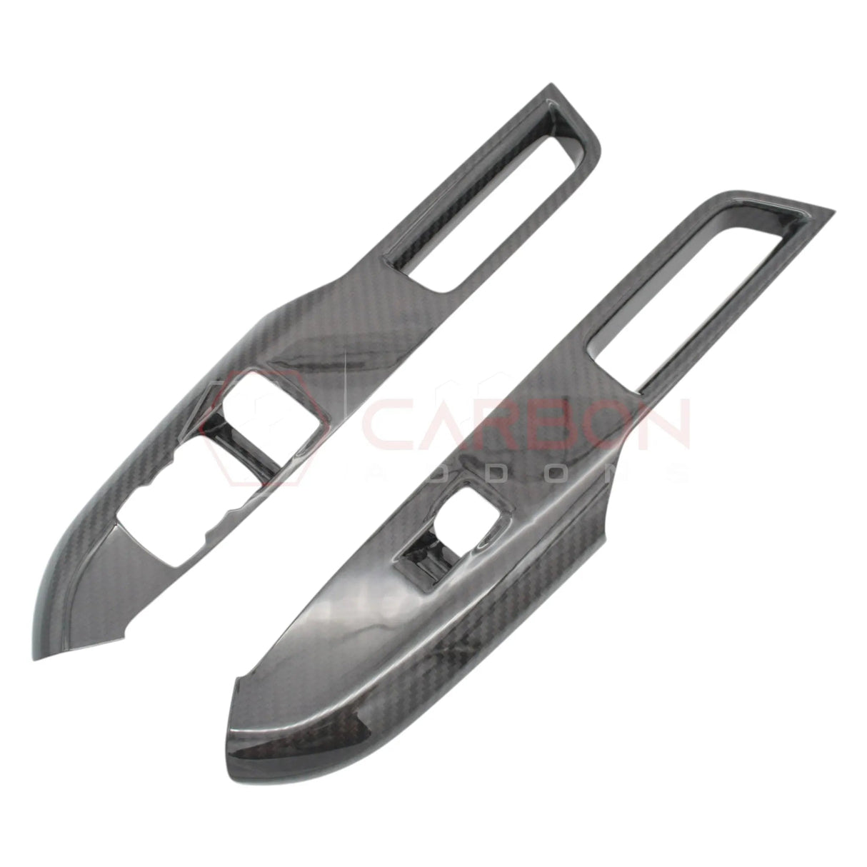 2024+ S650 Mustang Hard Carbon Fiber Window Switch Control Trim Cover | V2