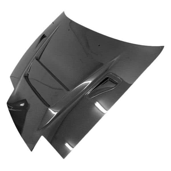 1989-1994 Nissan 240SX Hatchback 2 doors A SPEC Style Carbon Fiber Black Hood