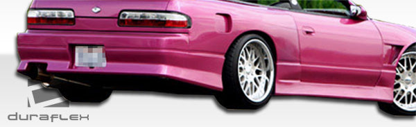 1989-1994 Nissan 240SX V-Speed Style Rear Bumper Cover - FRP