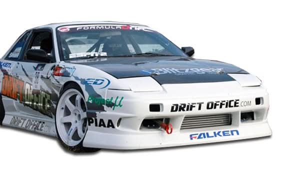 1989-1994 Nissan 240SX B-Sport Style Front Bumper Cover - FRP