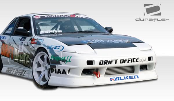 1989-1994 Nissan 240SX S13 B-Sport Style Side Skirts - 2 Piece FRP