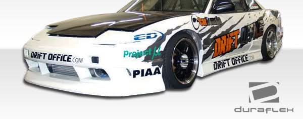 1989-1994 Nissan 240SX S13 B-Sport Style Side Skirts - 2 Piece FRP