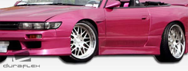 1989-1994 Nissan 240SX V-Speed Style Side Skirts Rocker Panels - FRP