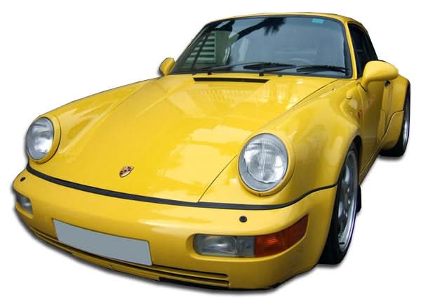 1989-1994 Porsche 964 Turbo Look Front Bumper Cover - FRP