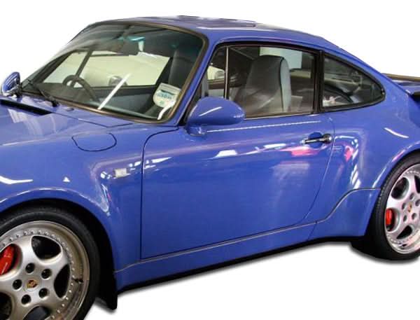 1989-1994 Porsche 964 Turbo Look Side Skirts - 2 Piece - FRP