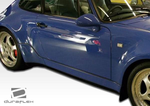 1989-1994 Porsche 964 Turbo Look Side Skirts - 2 Piece - FRP