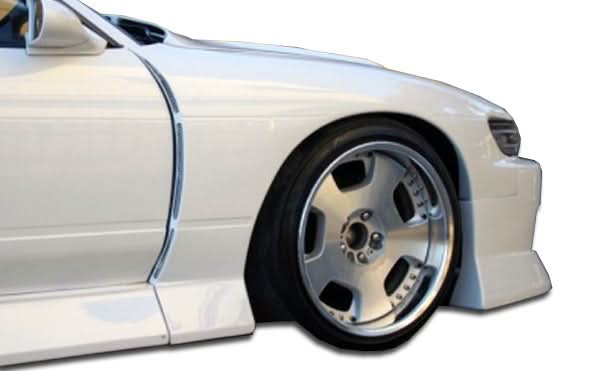 1989-1994 Nissan Silvia S13 B-Sport Style Wide Body Front Fenders - FRP