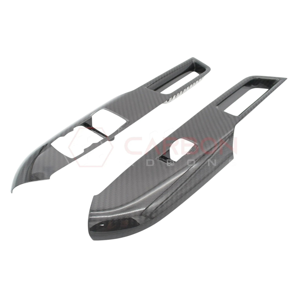 2024+ S650 Mustang Hard Carbon Fiber Window Switch Control Trim Cover | V2