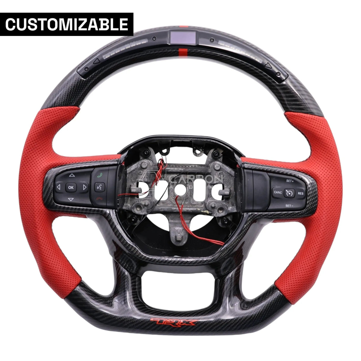 RAM TRX | 1500 | 2500 | 3500 Custom Heated Carbon Fiber Steering Wheel 2019-2024