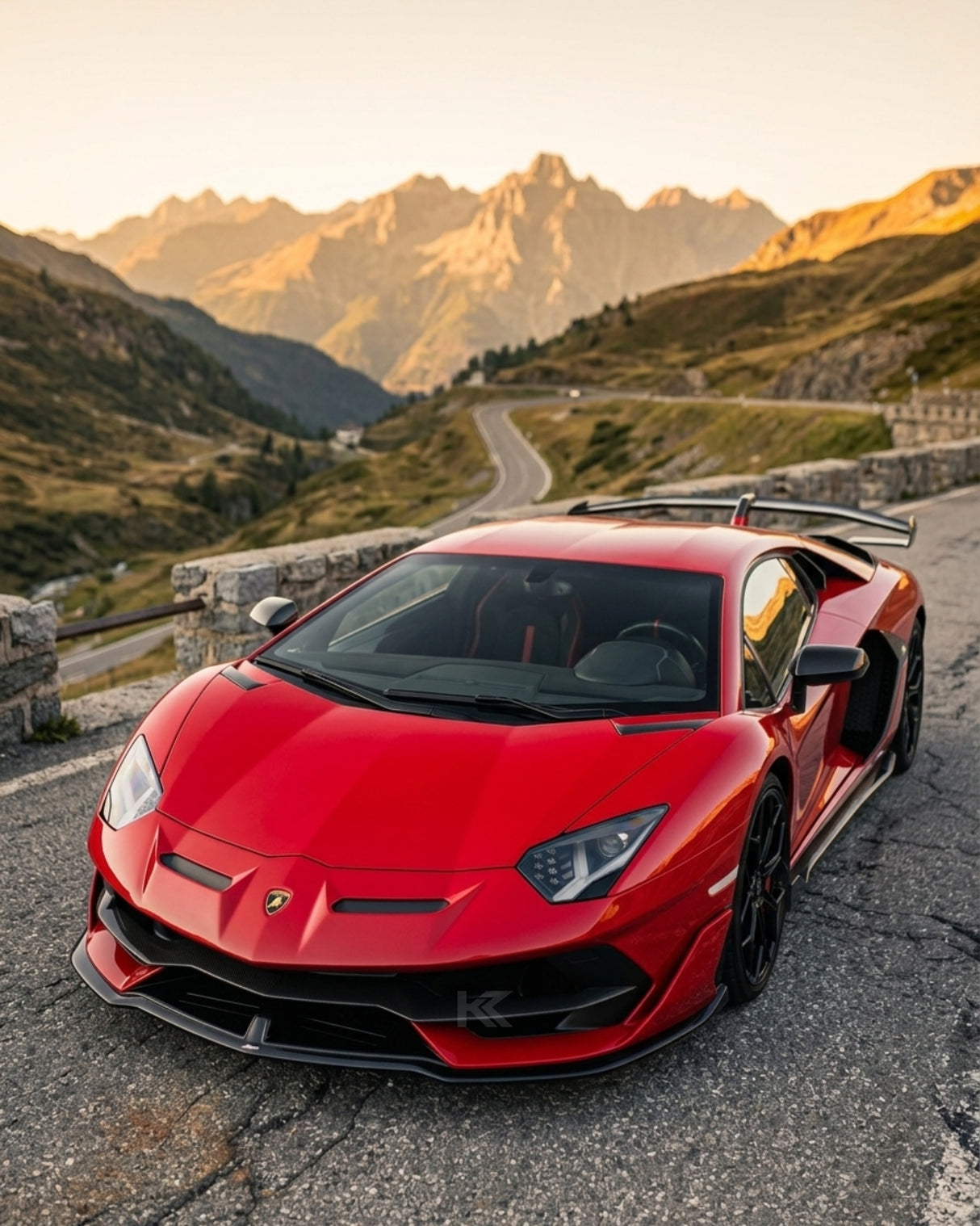 2011–2021 Lamborghini Aventador SVJ Style Front Bumper – Carbon Fiber
