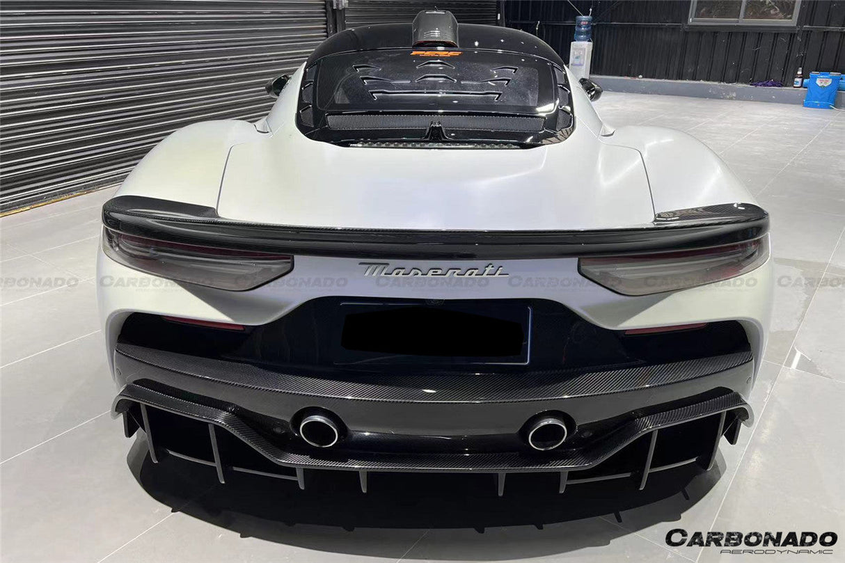 2020-UP Maserati MC20 MCPura SVD Style Dry Carbon Fiber Trunk Spoiler Wing