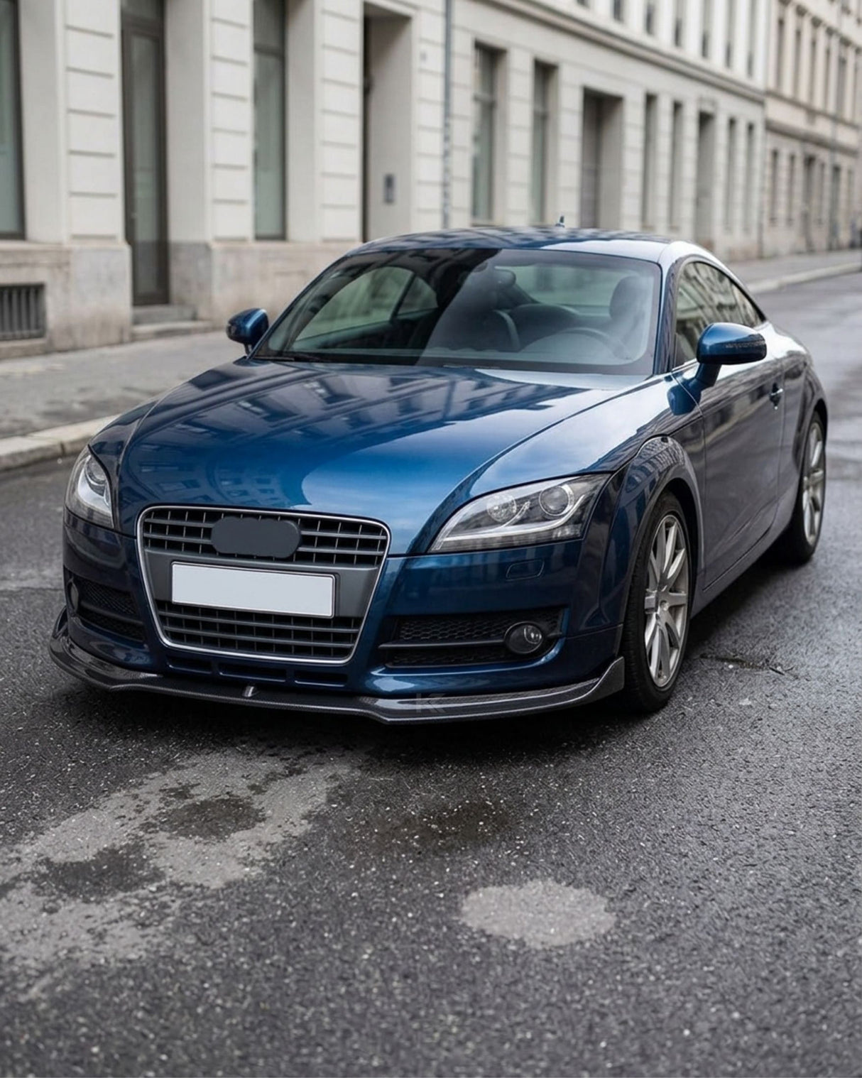 2008–2009 Audi TT 8J MK2 Coupe Front Bumper Lip Splitter – Carbon Fiber