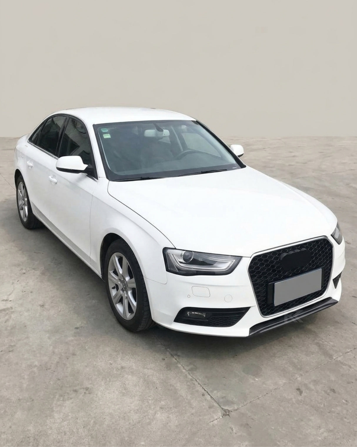 2016–2021 Audi A4 B9 Front Bumper Lip Splitter – Carbon Fiber