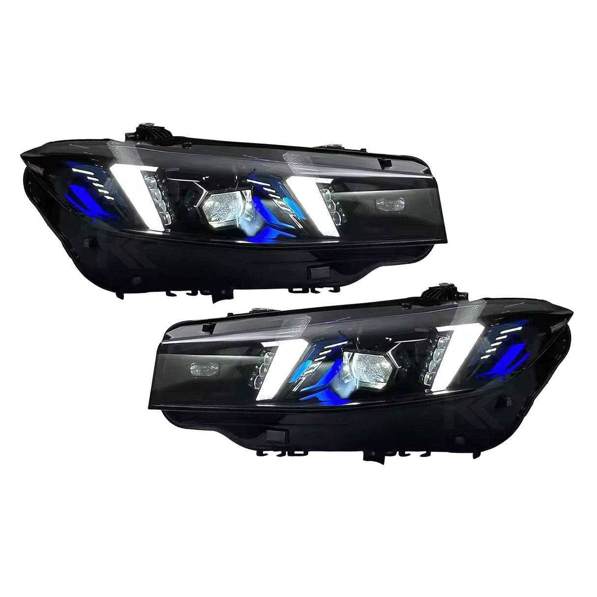2019+ BMW 3 Series G20 / G28 Snake Eye Style Sequential LED Headlights – Pre-LCI & LCI