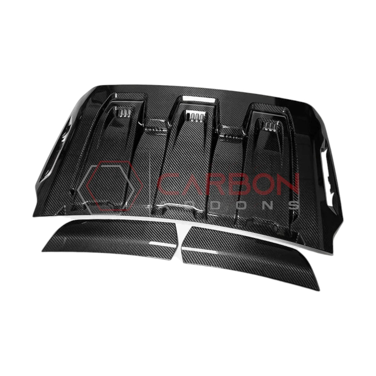 2023-Up Ford F-150 Raptor R Carbon Fiber Hood Vent Cover | V8
