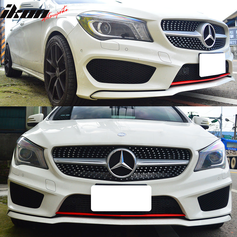 2014-2018 Benz CLA-Class W117 DTO Style Front Bumper Lip Trim Cover PP
