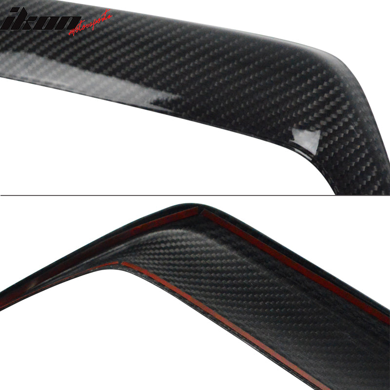 2015-2017 Subaru WRX STI Front Grille Garnish Cover Carbon Fiber