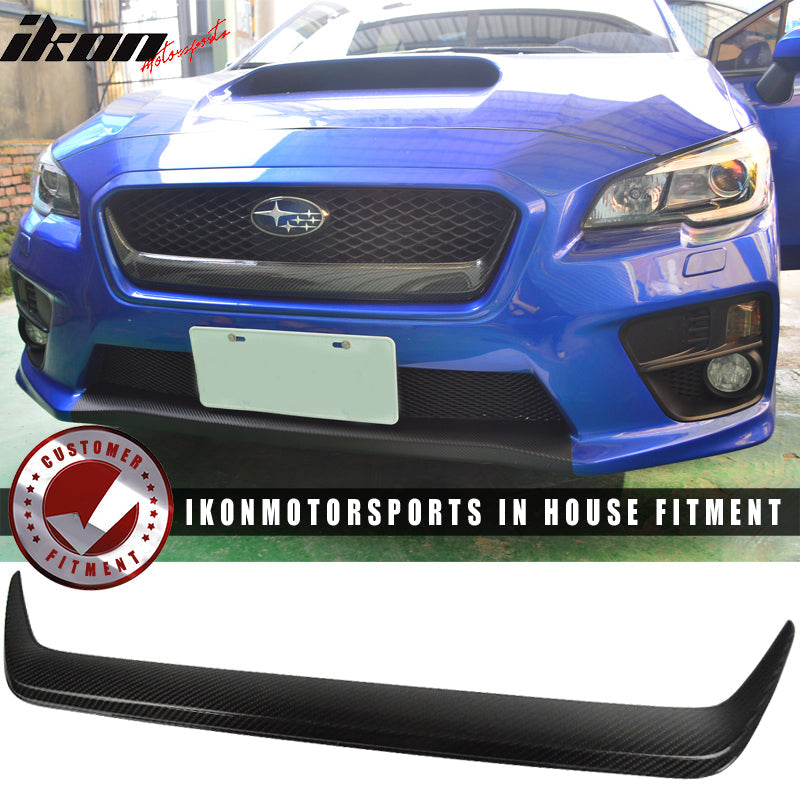 2015-2017 Subaru WRX STI Front Grille Garnish Cover Carbon Fiber
