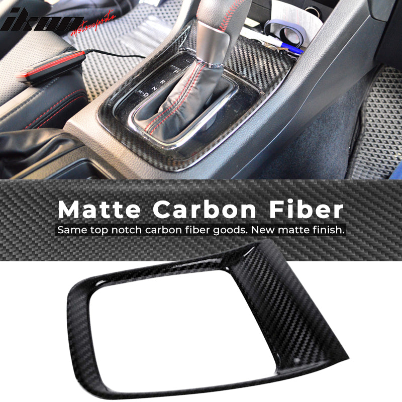 2015-2021 Subaru WRX STI Front Gear Shift Shifter Cover Carbon Fiber