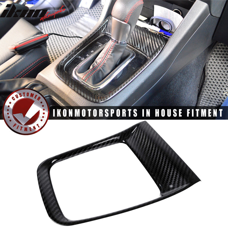 2015-2021 Subaru WRX STI Front Gear Shift Shifter Cover Carbon Fiber
