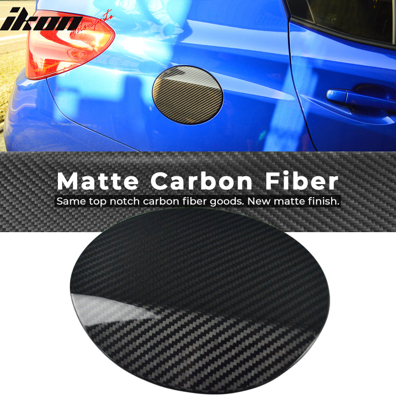 2015-2021 Subaru WRX STI Sedan Fuel Tank Cap Cover Trim Carbon Fiber