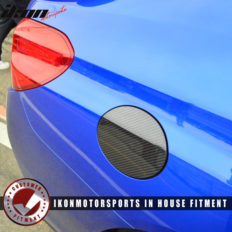 2015-2021 Subaru WRX STI Sedan Fuel Tank Cap Cover Trim Carbon Fiber