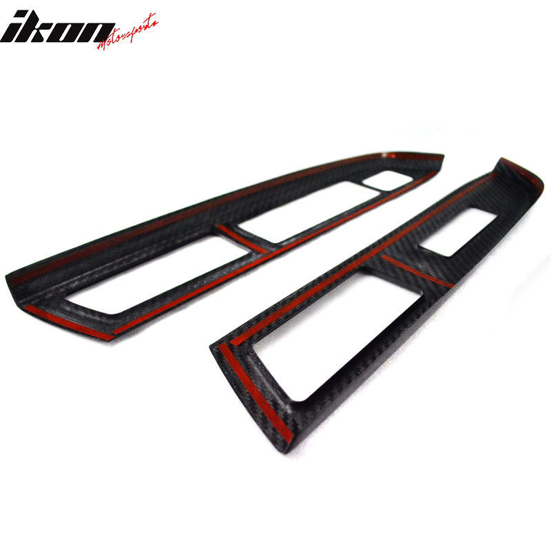 2015-2021 Subaru WRX STI Window Switch Panel Cover Trim Carbon Fiber
