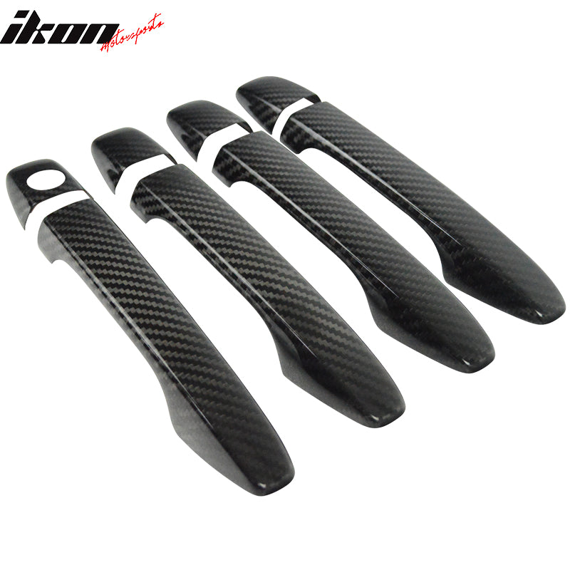 2015-2021 Subaru WRX STI Sedan Door Handle Cover Trim Carbon Fiber