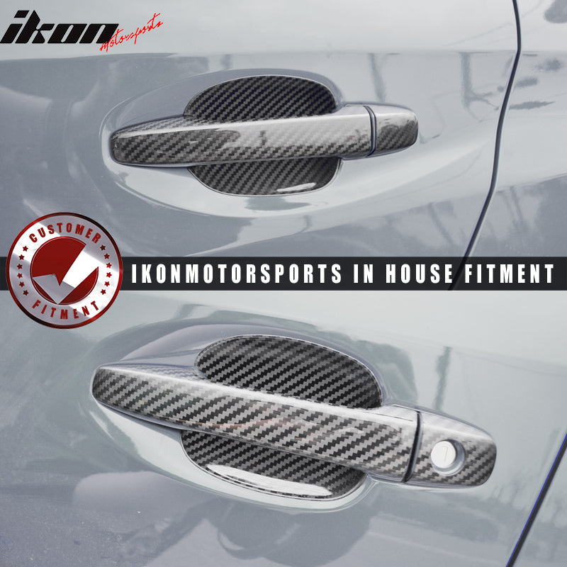 2015-2021 Subaru WRX STI Sedan Door Handle Cover Trim Carbon Fiber