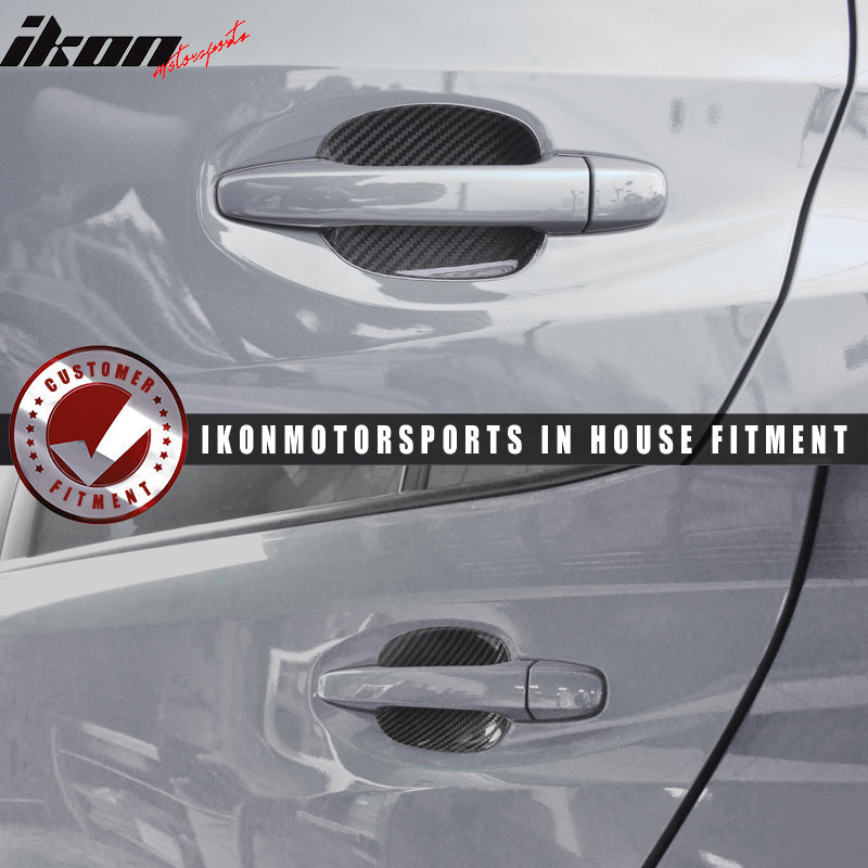 2015-2021 Subaru WRX STI 4DR Door Cup Bowl Trim Cover Carbon Fiber