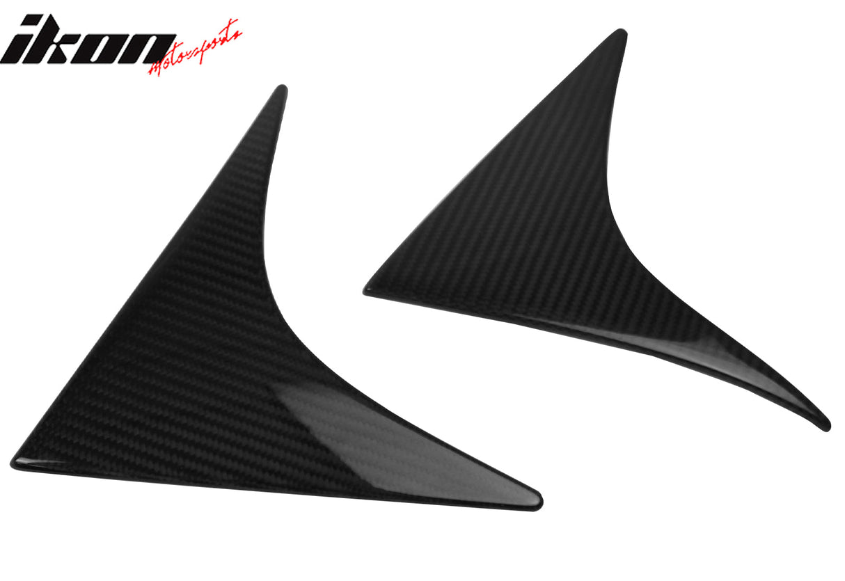 2012-2016 Mazda CX-5 Carbon Fiber CF Rear Spoiler Triangle Trim Cover