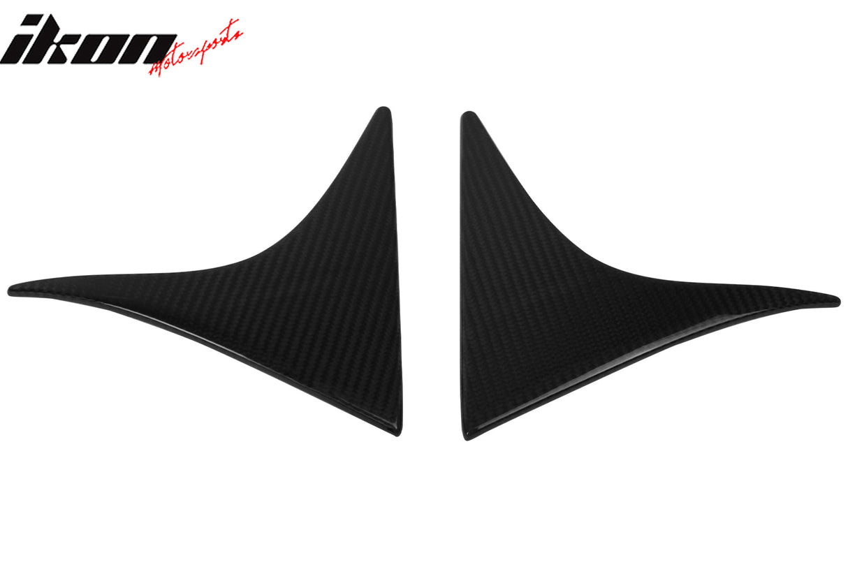 2012-2016 Mazda CX-5 Carbon Fiber CF Rear Spoiler Triangle Trim Cover