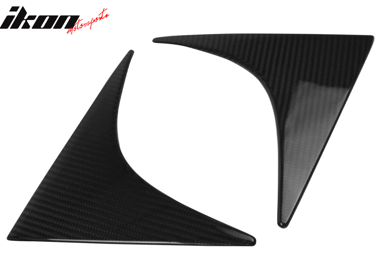 2012-2016 Mazda CX-5 Carbon Fiber CF Rear Spoiler Triangle Trim Cover