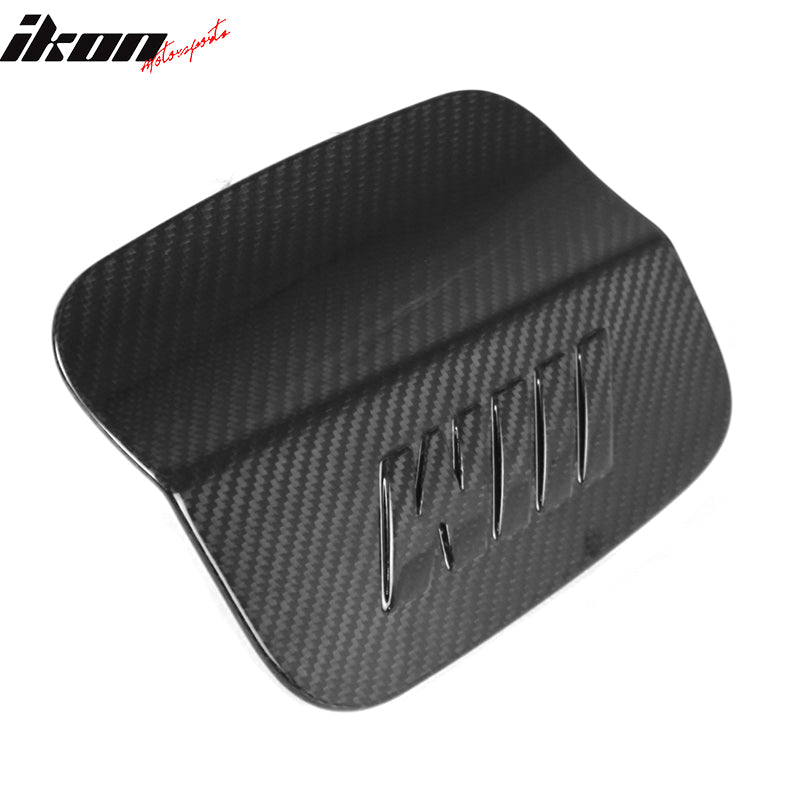 2016-2019 BMW X6 F16 X6M F86 Carbon Fiber CF Side Oil Cap Cover Trim
