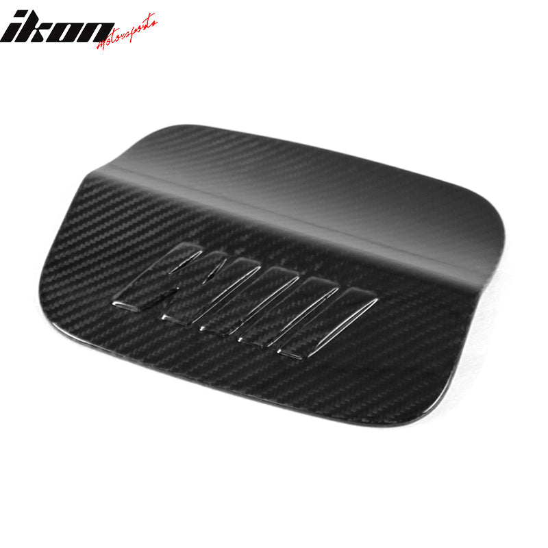 2016-2019 BMW X6 F16 X6M F86 Carbon Fiber CF Side Oil Cap Cover Trim