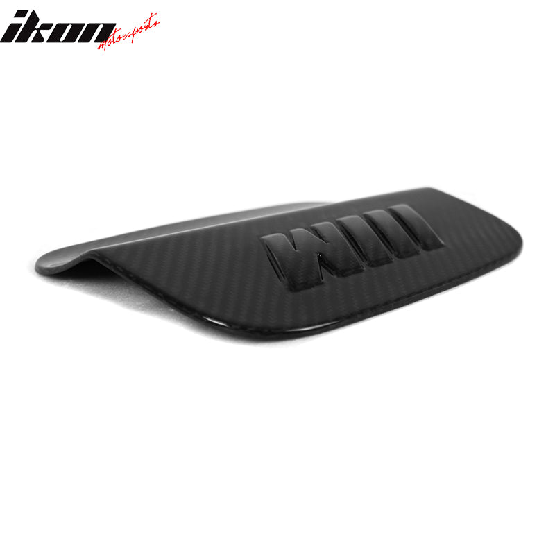 2016-2019 BMW X6 F16 X6M F86 Carbon Fiber CF Side Oil Cap Cover Trim