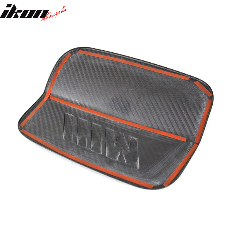 2016-2019 BMW X6 F16 X6M F86 Carbon Fiber CF Side Oil Cap Cover Trim