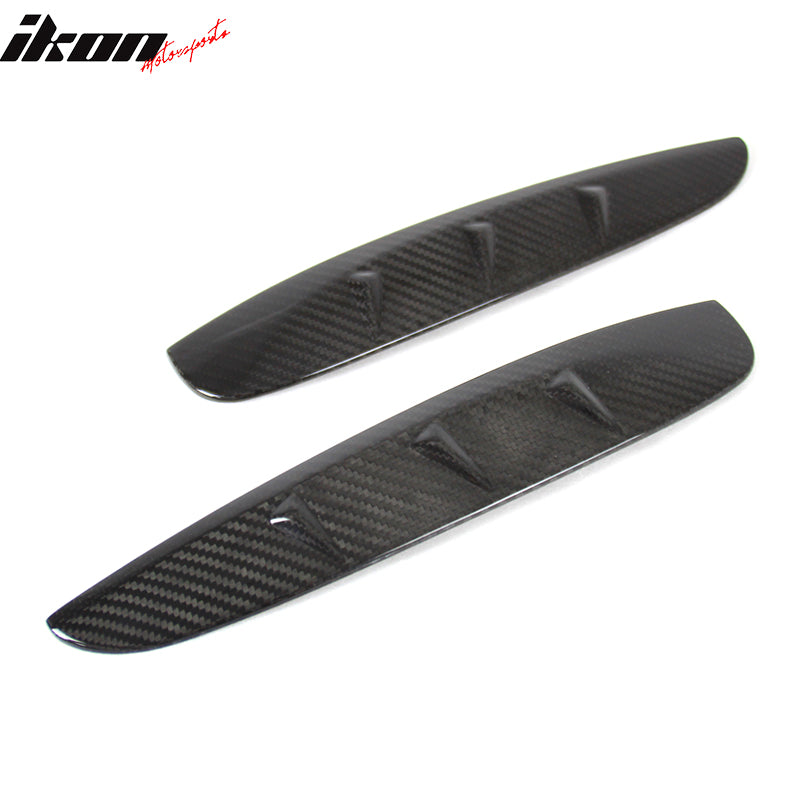 2016-2019 BMW X6 F16 Carbon Fiber CF Side Fender Air Vent Cover Trim