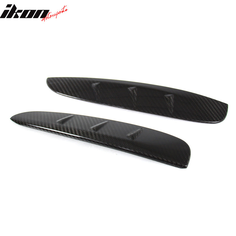 2016-2019 BMW X6 F16 Carbon Fiber CF Side Fender Air Vent Cover Trim