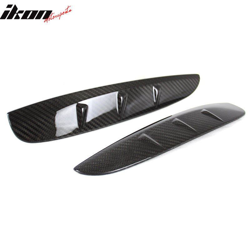 2016-2019 BMW X6 F16 Carbon Fiber CF Side Fender Air Vent Cover Trim